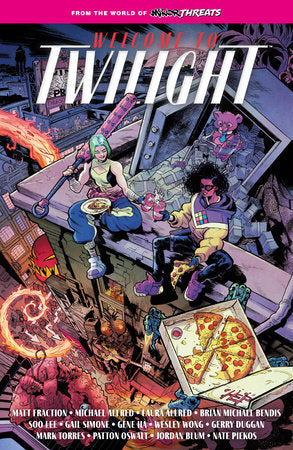 From the World of Minor Threats: Welcome to Twilight Volume 1 Paperback by Written by Patton Oswalt, Brian Michael Bendis, Matt Fraction, Gail Simone, Gerry Duggan, and more.