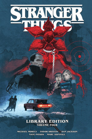 Stranger Things Library Edition Volume 4 (Graphic Novel) Hardcover by Written by Michael Moreci, drawn by Todor Hristov, colored by Dan Jackson and Francesco Segala, with lettering by Nate Piekos