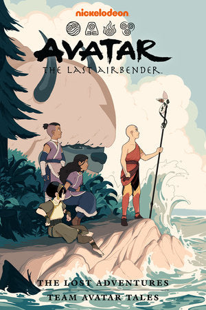 Avatar: The Last Airbender--The Lost Adventures and Team Avatar Tales Omnibus Paperback by Featuring the work of Joaquim Dos Santos, Carla Speed McNeil, Gene Luen Yang, Faith Erin Hicks, Sara Goetter, Gurihiru, and others.