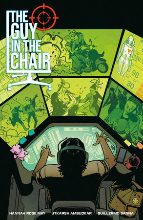 The Guy in the Chair Paperback by Written By Hannah Rose May and Utkarsh Ambudkar. Illustrated by Guillermo Sanna with Dearbhla Kelly.