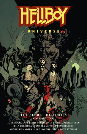 Hellboy Universe: The Secret Histories Volume 2 Hardcover by Stories by Mike Mignola and Chris Roberson. Art by Christopher Mitten, Leila Del Duca, Andrea Mutti, and Ben Stenbeck. Color by Dave Stewart and Michelle