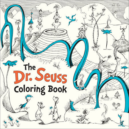 The Dr. Seuss Coloring Book Paperback by Illustrated by Dr. Seuss