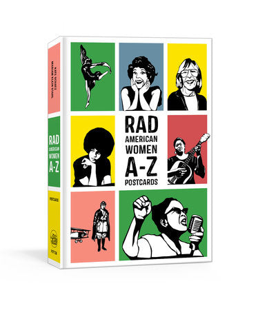 Rad American Women A-Z Postcards Merchandise by Kate Schatz, Illustrated by Miriam Klein Stahl