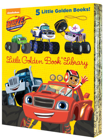 Blaze and the Monster Machines Little Golden Book Library -- 5 Little Golden Books Boxed Set by Various; illustrated by Golden Books