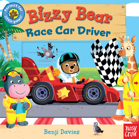 Bizzy Bear: Race Car Driver Board Book by Illustrated by Benji Davies