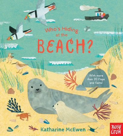 Who's Hiding at the Beach? Board Book by Illustrated by Katharine McEwen