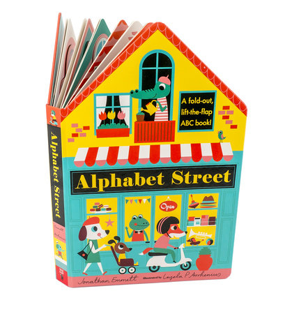Alphabet Street Board Book by Jonathan Emmett; Illustrated by Ingela P. Arrhenius