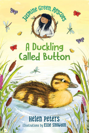 Jasmine Green Rescues: A Duckling Called Button Hardcover by Helen Peters; Illustrated by Ellie Snowdon