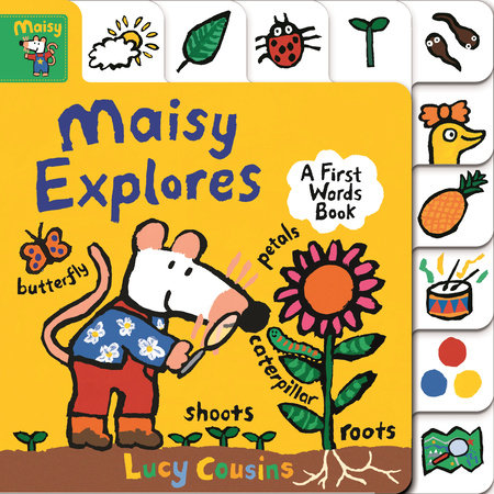 Maisy Explores: A First Words Book Board Book by Lucy Cousins; Illustrated by Lucy Cousins