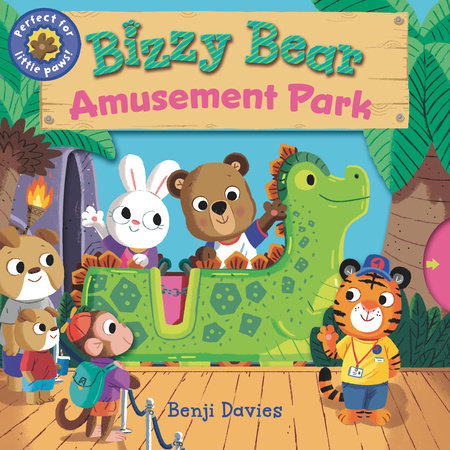Bizzy Bear: Amusement Park Board Book by Illustrated by Benji Davies