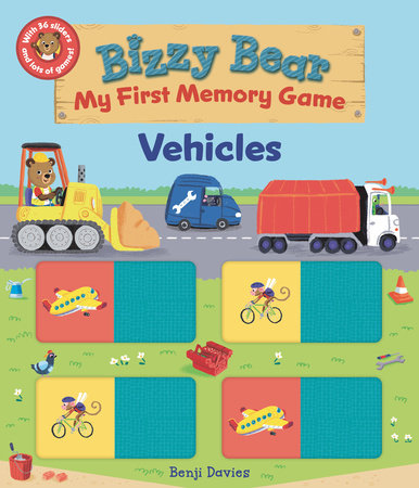 Bizzy Bear: My First Memory Game: Vehicles Board Book by Illustrated by Benji Davies