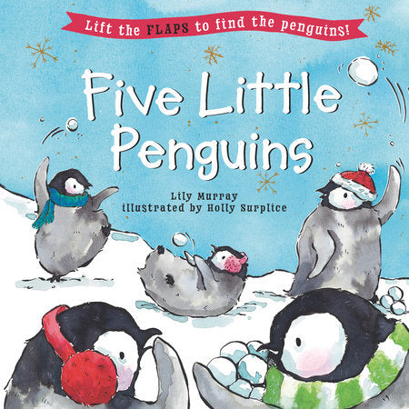 Five Little Penguins HC by Lily Murray; Illustrated by Holly Surplice