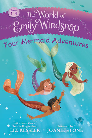 The World of Emily Windsnap: Four Mermaid Adventures Boxed Set by Liz Kessler; illustrated by Joanie Stone