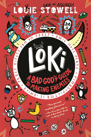 Loki: A Bad God's Guide to Making Enemies Paperback by Louie Stowell; illustrated by Louie Stowell