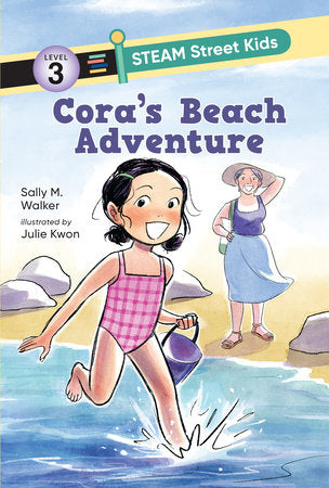 Cora’s Beach Adventure Paperback by Sally M. Walker; Illustrated by Julie Kwon