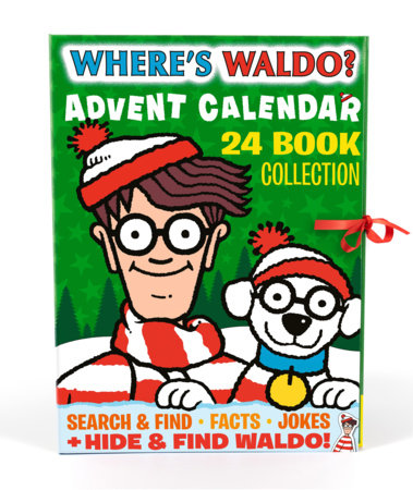 Where's Waldo? Advent Calendar 24-Book Collection Hardcover by Martin Handford; Illustrated by Martin Handford