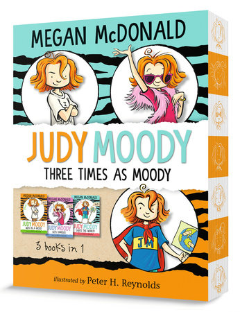 Judy Moody: Three Times as Moody Paperback by Megan McDonald; Illustrated by Peter H. Reynolds