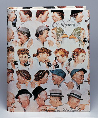 Norman Rockwell Address Book Hardcover by Editors of Abbeville Press