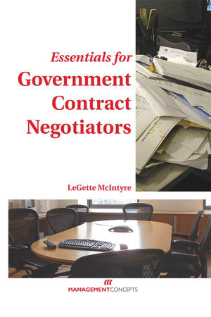 Essentials for Government Contract Negotiators Hardcover by LeGette McIntyre