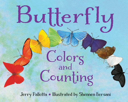 Butterfly Colors and Counting Board Book by Jerry Pallotta (Author); Shennen Bersani (Illustrator)