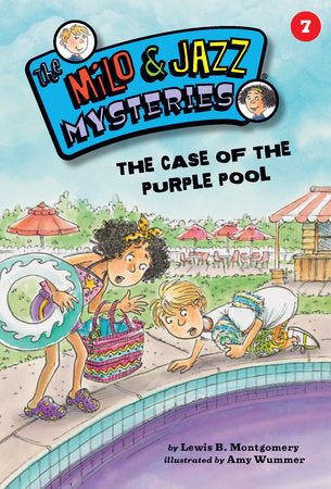 The Case of the Purple Pool (Book 7) Paperback by Lewis B. Montgomery; illustrated by Amy Wummer