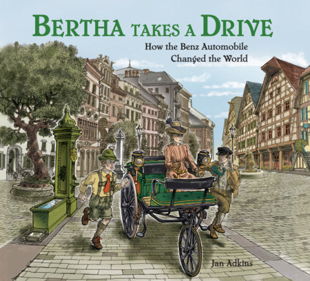 Bertha Takes a Drive Hardcover by Jan Adkins (Author/Illustrator)