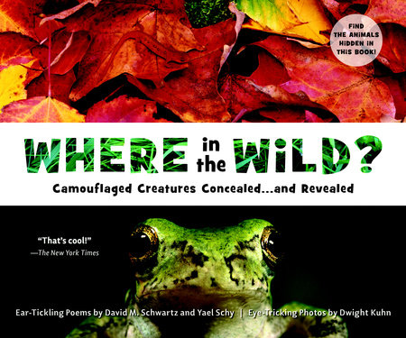 Where in the Wild? Paperback by David M. Schwartz and Yael Schy; photographs by Dwight Kuhn