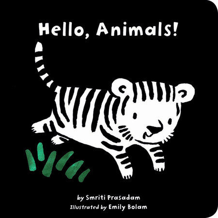 Hello, Animals! Board Book by Smriti Prasadam; illustrated by Emily Bolam