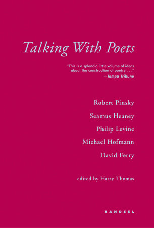 Talking With Poets Paperback by Harry Thomas