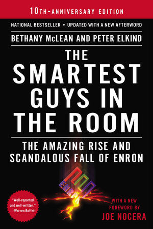 The Smartest Guys in the Room Paperback by Bethany McLean and Peter Elkind