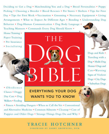 The Dog Bible Paperback by Tracie Hotchner