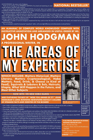 The Areas of My Expertise Paperback by John Hodgman