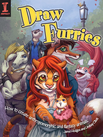 Draw Furries Paperback by Jared Hodges and Lindsay Cibos