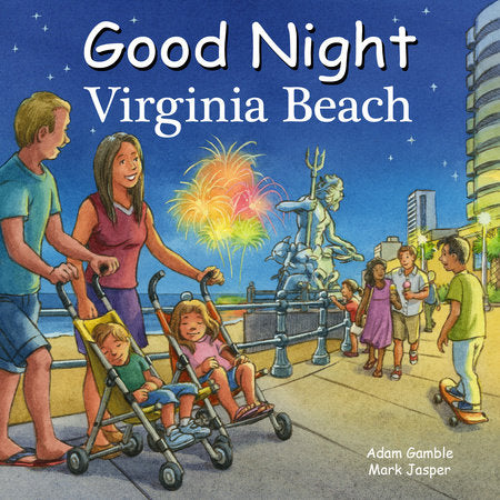 Good Night Virginia Beach Board Book by Adam Gamble, Mark Jasper