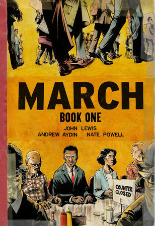 March: Book One Paperback by John Lewis; Andrew Aydin; Nate Powell