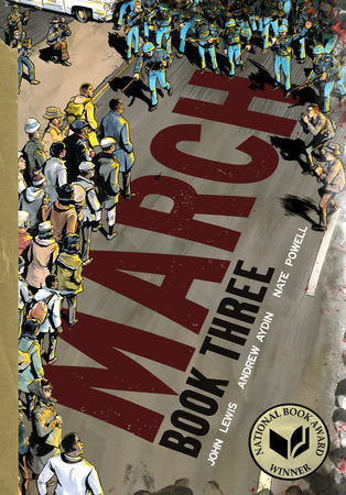 March: Book Three Paperback by John Lewis; Andrew Aydin; Nate Powell