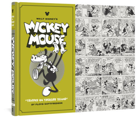 Walt Disney's Mickey Mouse Trapped On Treasure Island Hardcover by Floyd Gottfredson