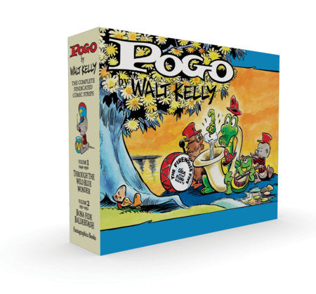 Pogo The Complete Syndicated Comic Strips Box Set: Volume 1 & 2 Hardcover by Walt Kelly