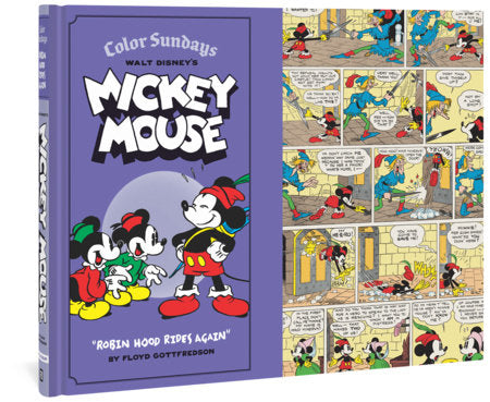 Walt Disney's Mickey Mouse Color Sundays Robin Hood Rides Again Hardcover by Floyd Gottfredson