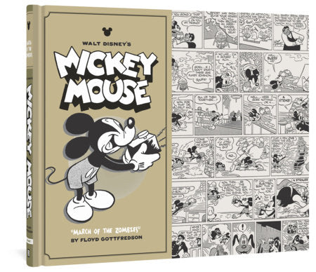 Walt Disney's Mickey Mouse March Of The Zombies Hardcover by Floyd Gottfredson