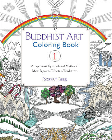 Buddhist Art Coloring Book 1 Paperback by Robert Beer