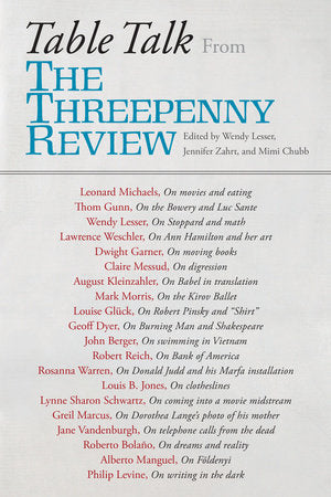 Table Talk Hardcover by Wendy Lesser