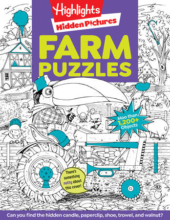 Farm Puzzles Paperback by Highlights