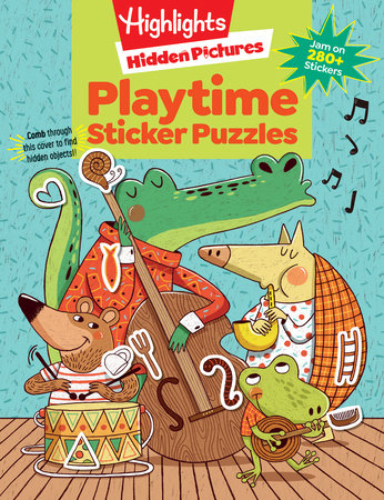 Playtime Sticker Puzzles Paperback by Highlights