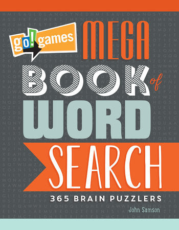 Go!Games Mega Book of Word Search Paperback by John Samson (Author)