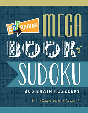 Go!Games Mega Book of Sudoku Paperback by Peter De Schepper (Author); Frank Coussement (Author)