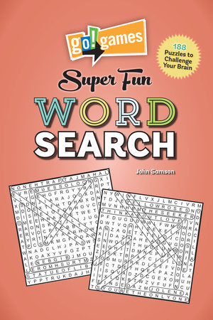 Go!Games Super Fun Word Search Paperback by John Samson (Author)