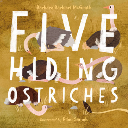 Five Hiding Ostriches Paperback by Barbara Barbieri McGrath (Author); Riley Samels (Illustrator)