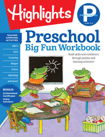 Preschool Big Fun Workbook Paperback by Highlights Learning
