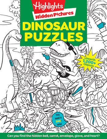 Dinosaur Puzzles Paperback by Highlights